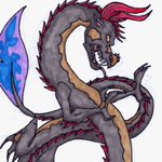 Dragon, markers