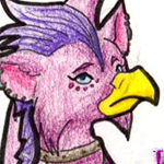 Karei, colored pencil
