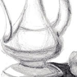 Life drawing, sketch