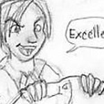 Comic page one, pencil